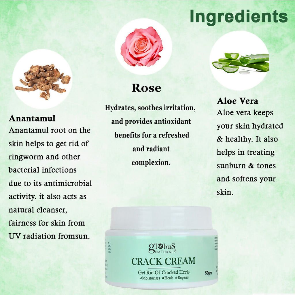 Globus Naturals Crack Cream Green | Grocsy