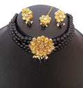 Joban Fashion Hand Made High Quality Gold Plated Base Metal Alloy Kundan Stone Studded Kundan Jewellery Set | Grocsy