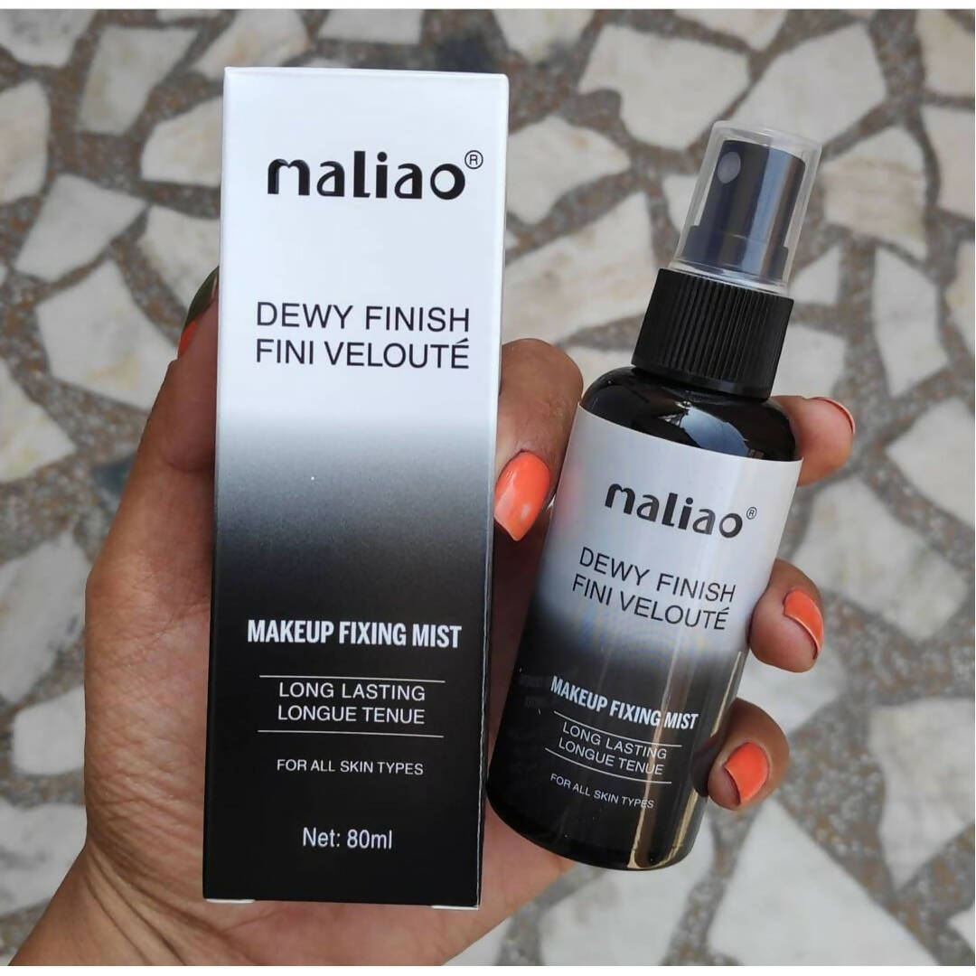 Maliao Professional Matte Look Dewy Finish Makeup Fixing Mist | Grocsy