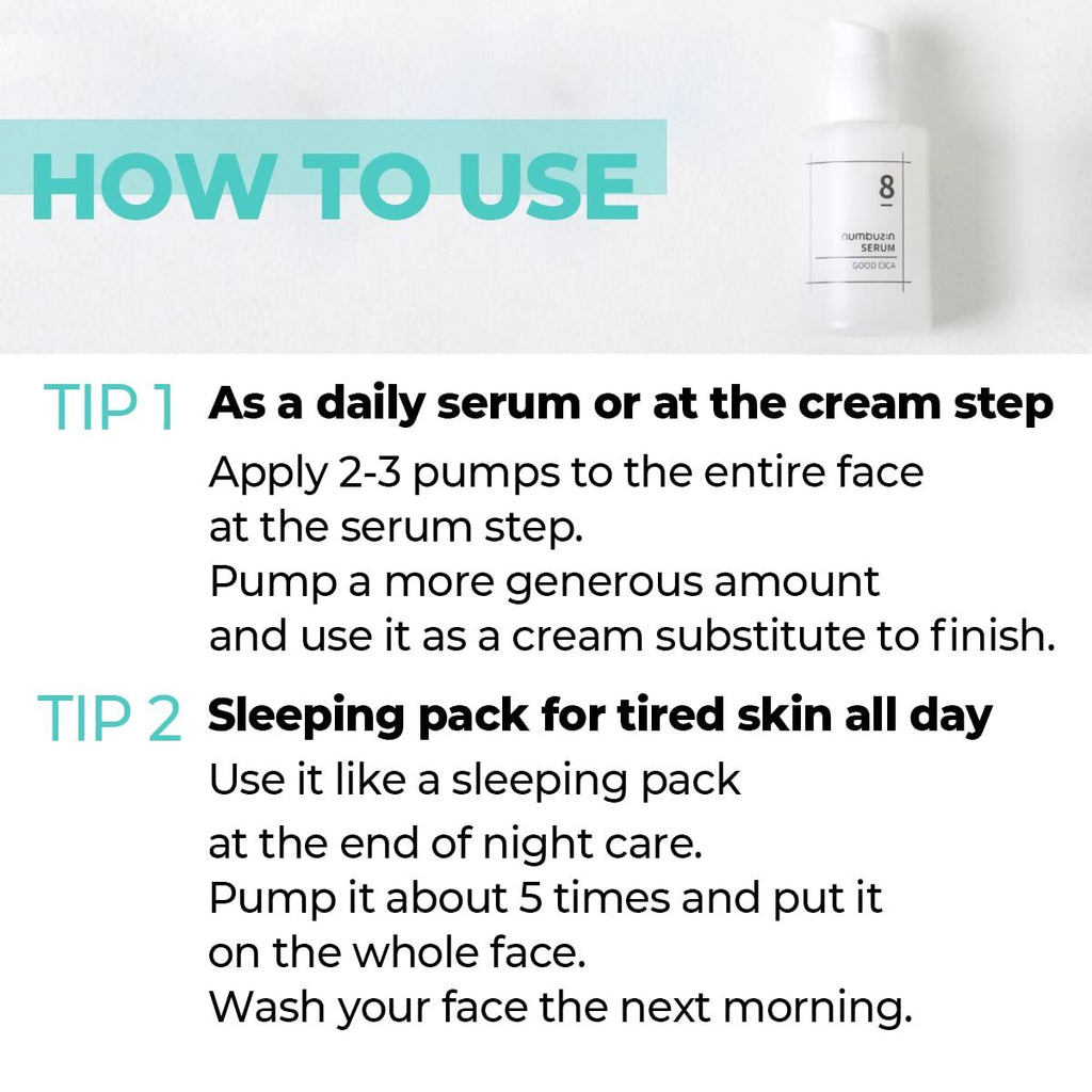 Numbuzin No.8 Face Serum | Grocsy