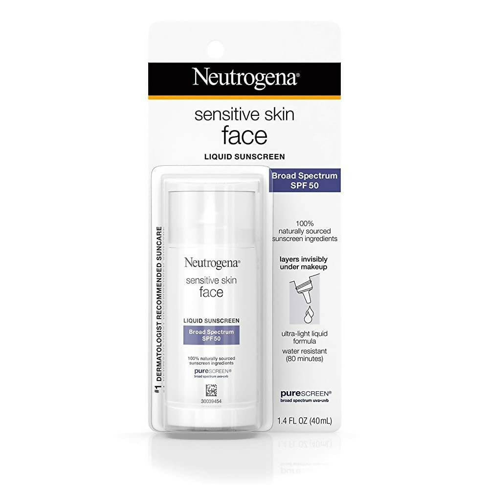 Neutrogena Pure & Free Liquid SPF 50 Sensitive Skin | Grocsy