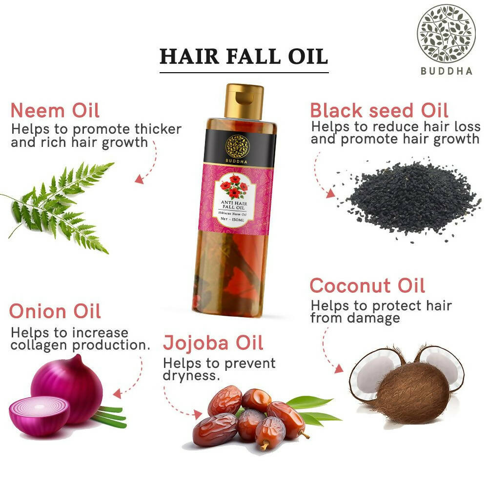 Buddha Natural Hair Oil For Men & Women | Grocsy