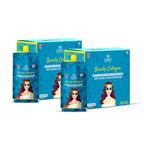 Chicnutrix Korean Beauty Collagen - Japanese Marine Collagen Peptides For Wrinkle free Skin and Anti aging - Citrus Flavour | Grocsy