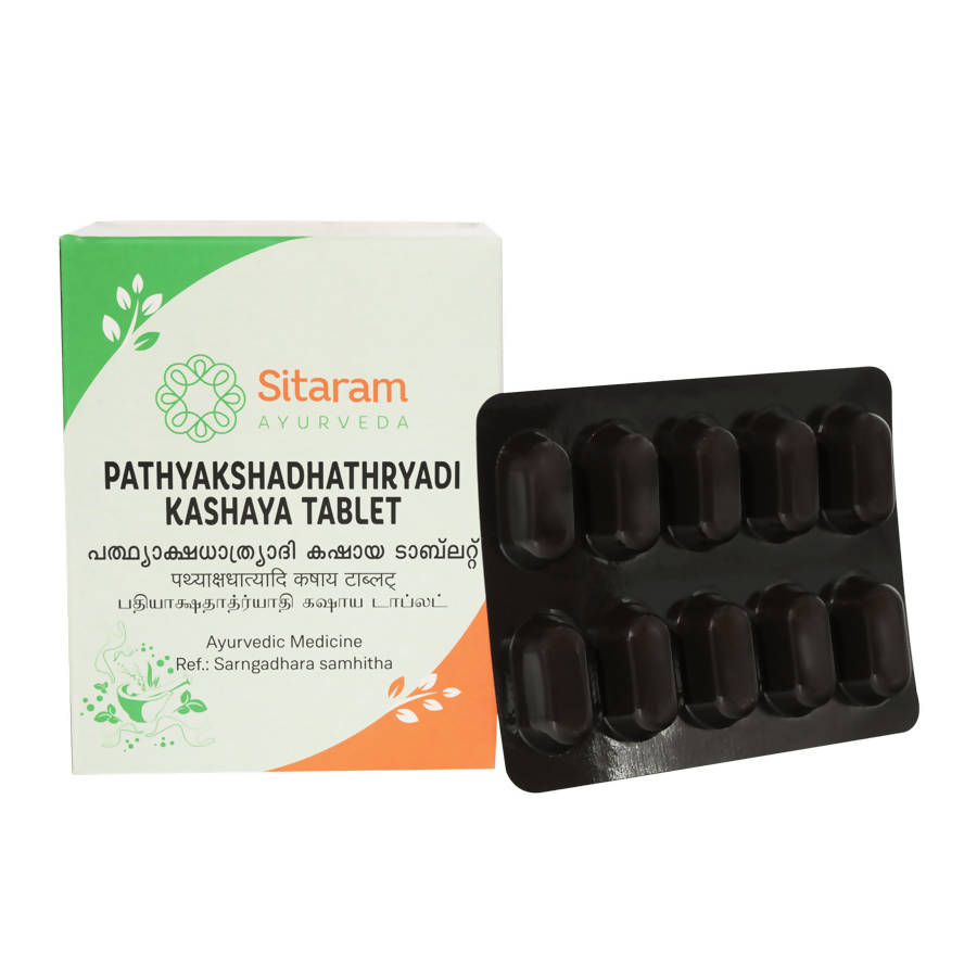 Sitaram Ayurveda Pathyakshadhatryadi Kashaya Tablet | Grocsy