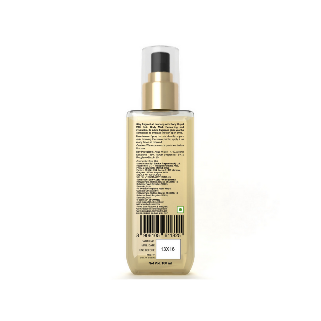 Body Cupid 24k Gold Body Mist | Grocsy