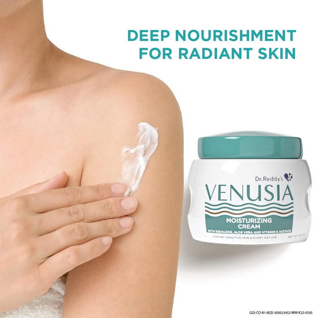 Dr. Reddy's Venusia Moisturizing Cream body & Face Cream For Dry To Very Dry Skin | Grocsy