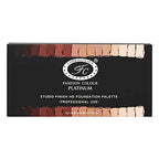 Fashion Colour Studio Finish HD Foundation Palette- 10 HD Cream Makeup Shades | Grocsy