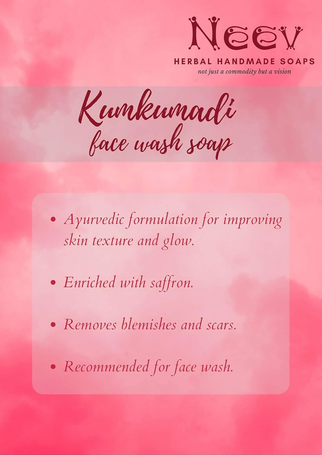 Neev Herbal Handmade Kumkumadi Soaps | Grocsy