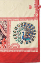 Joban Fashion Silk Blend Off White Color Garad Saree | Grocsy