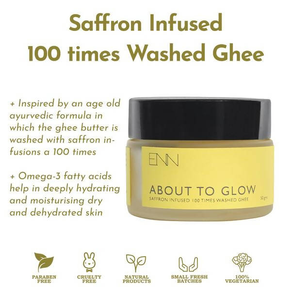 Enn About To Glow 100 Times Washed Ghee Moisturizer | Grocsy