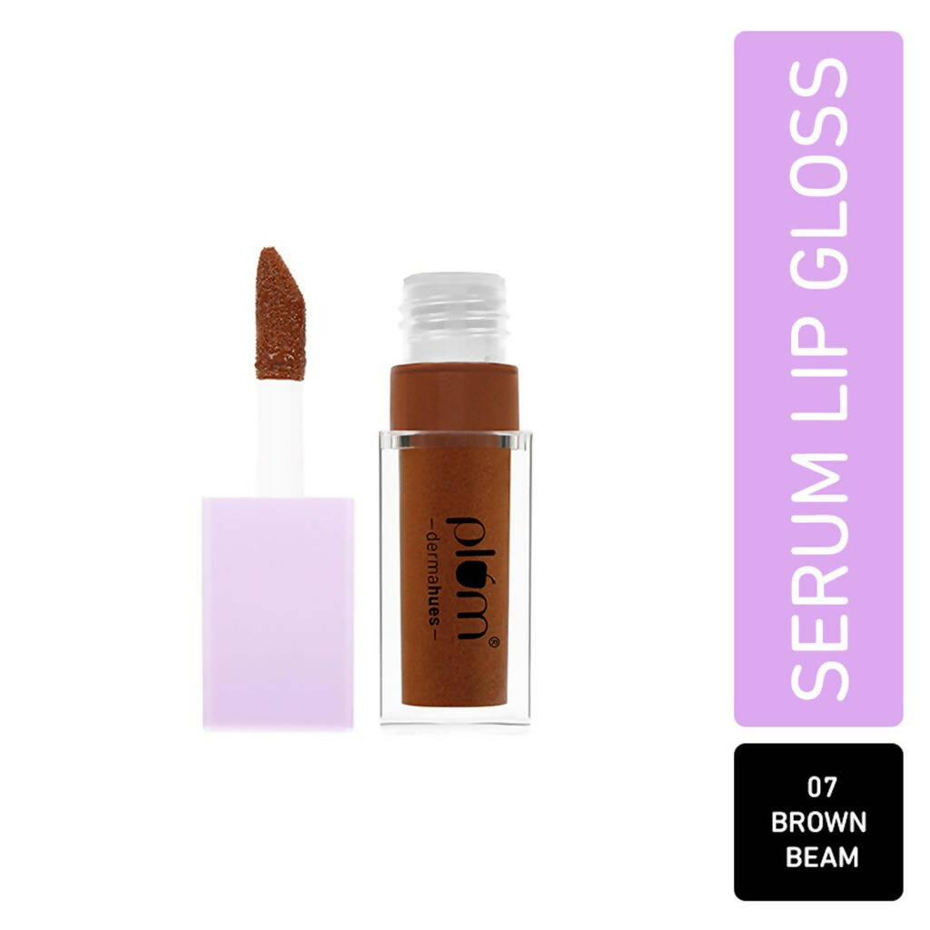 Plum Keep It Glossy Serum Lip Gloss 07 Brown Beam | Grocsy