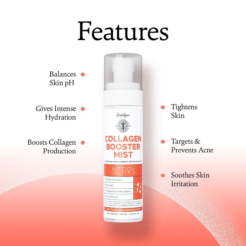 Indulgeo Essentials Collagen Booster Mist With Vegetable Collagen | Grocsy