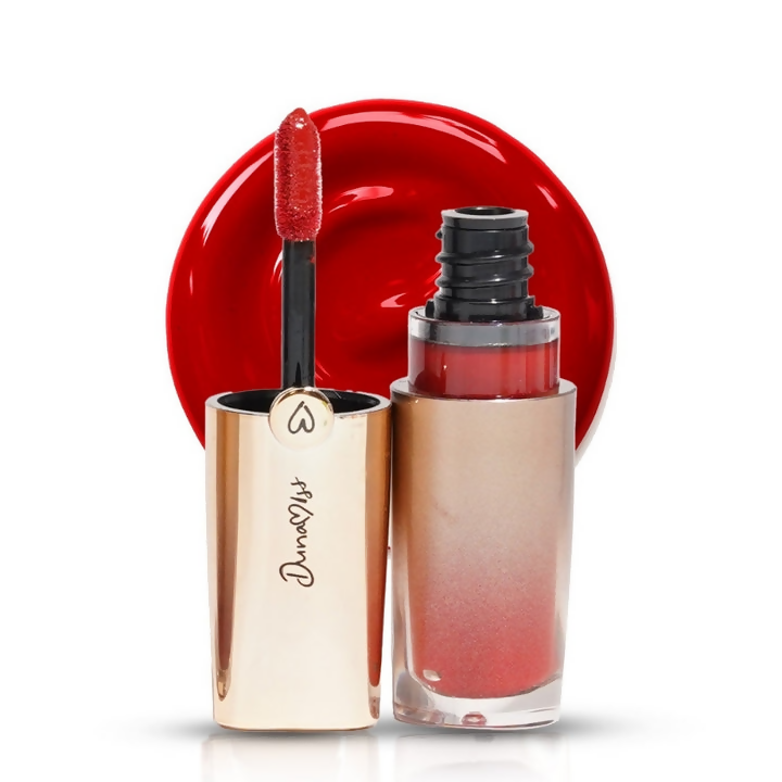 Dunamiss Ramona Hydrating Lip Oil Gloss Crimson Red Kiss | Grocsy