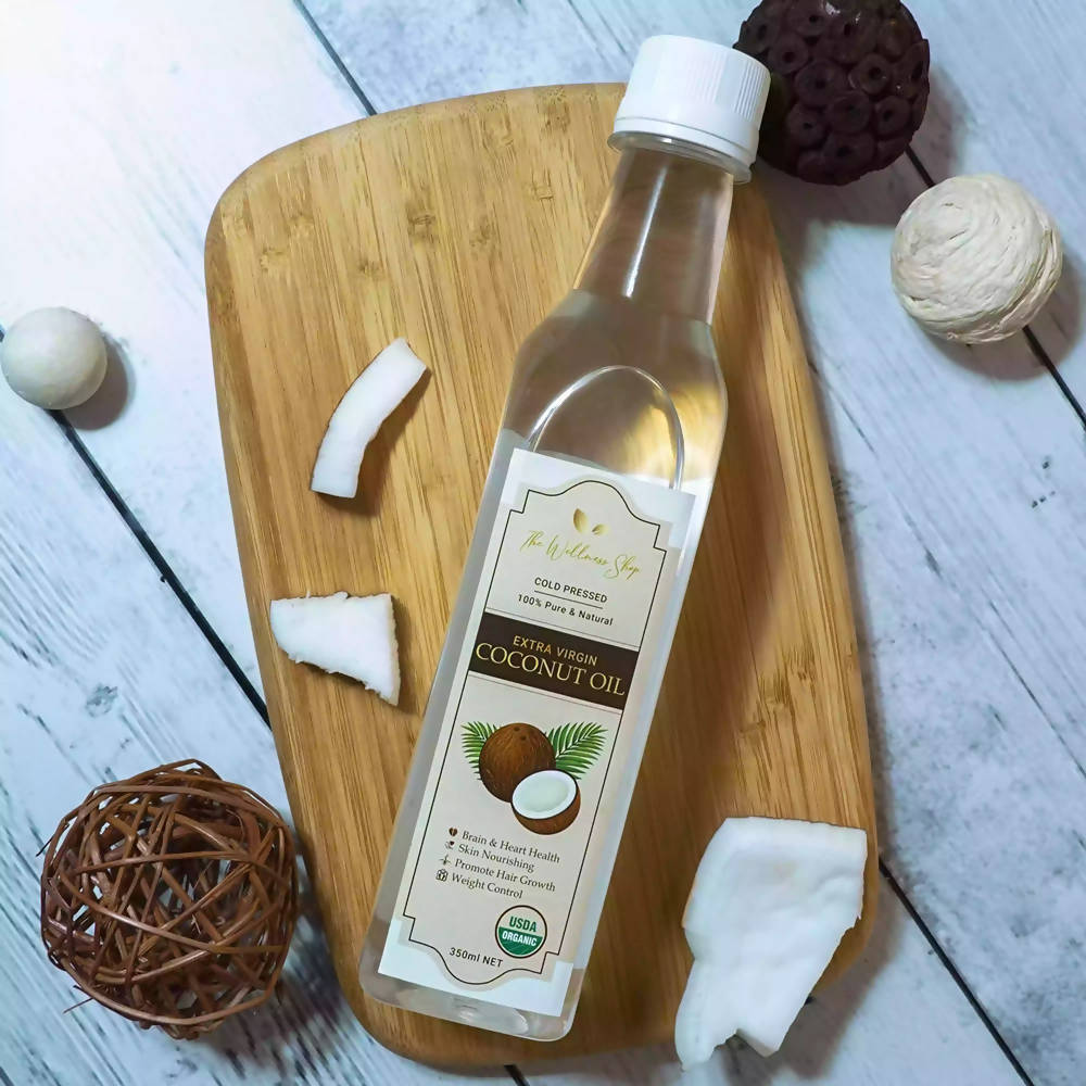 The Wellness Shop Extra Virgin Organic Coconut Oil | Grocsy