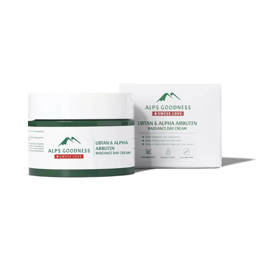 Alps Goodness Ubtan & Alpha Arbutin Radiance Day Cream | Grocsy