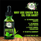 Luxura Sciences Concentrated 100% Organic Green Tea Oil/Serum for Skin and Hair | Grocsy