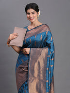 Shree Shyam Fashion Silk Peach Saree | Grocsy