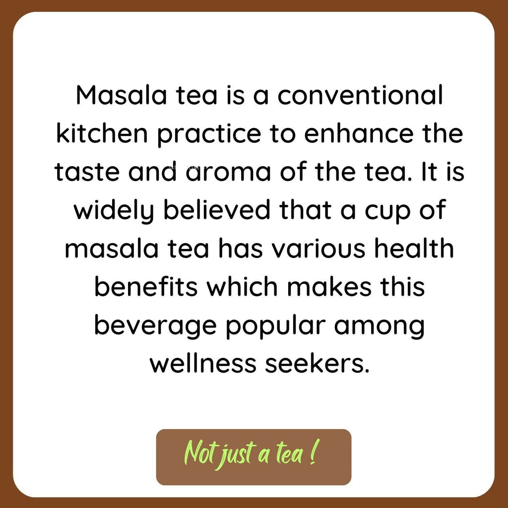 Satvi Wellness Tea masala | Indian Chai Masala | Tea Enhancer | Ginger tea mix | Grocsy
