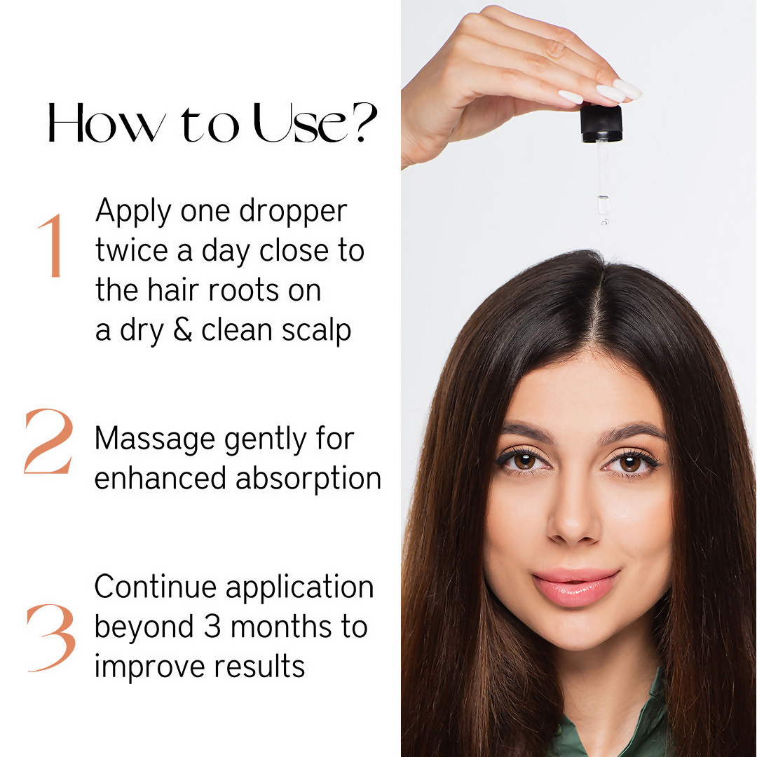 Nourish Mantra Anti-Greying Hair Serum With Rice Water & Arcolys to Stop Premature Hair Greying | Grocsy