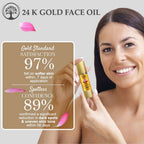 Ivory Natural 24K Gold Face Polish Oil For Luxurious Exfoliating And Rejuvenating Skincare | Grocsy