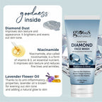 Globus Naturals Revival Diamond Face Wash, Suitable For All Skin Types | Grocsy