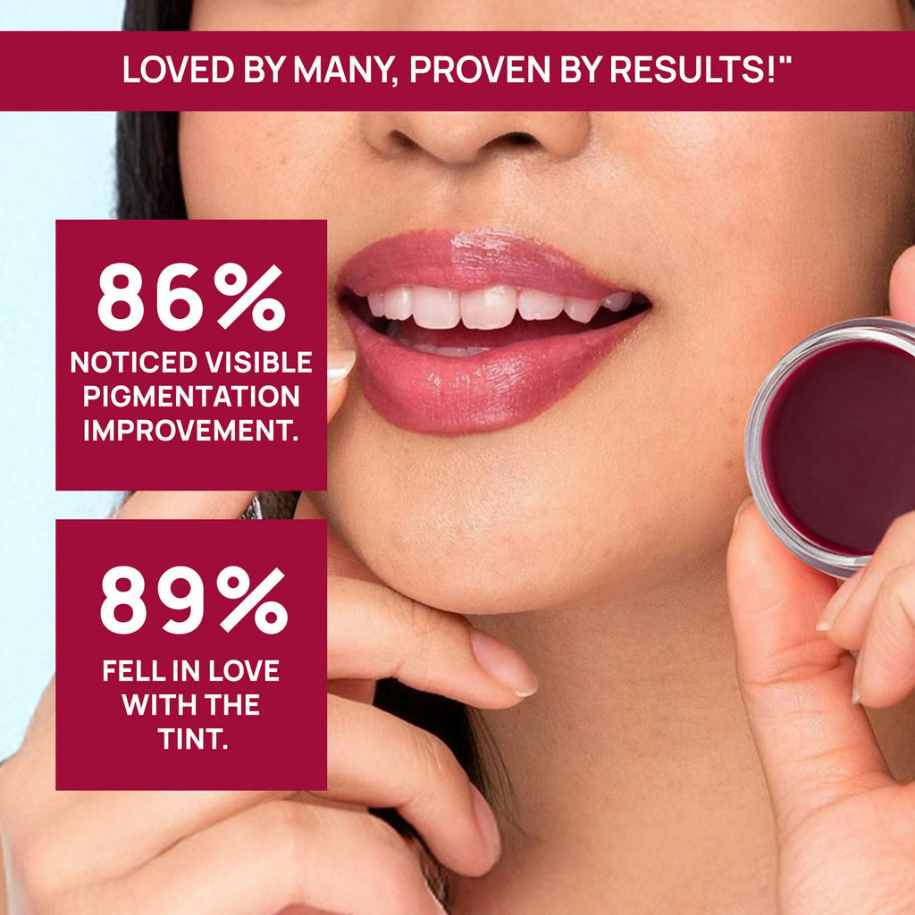 Good Vibes Beetroot Plumping Lip Balm - Reduces Pigmentation, Perfectly Tinted Lips | Grocsy