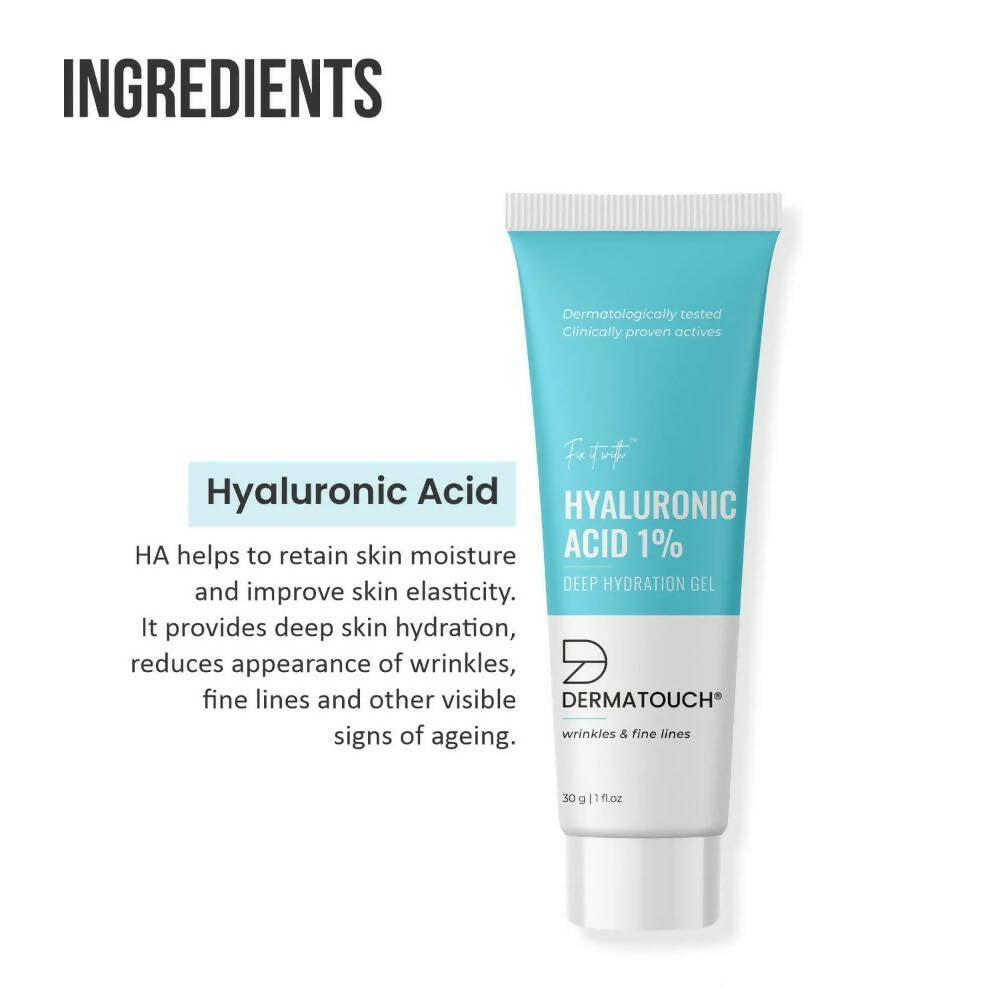 Dermatouch Hyaluronic-Acid 1% Deep Hydration Gel | Grocsy