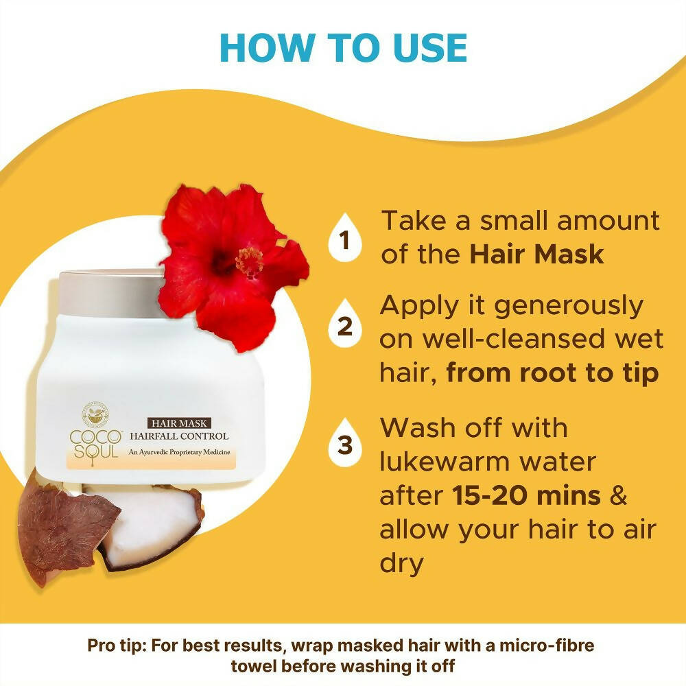 Coco Soul Hair Mask Hairfall Control | Grocsy