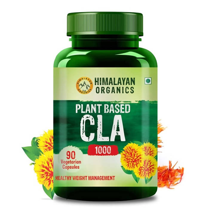 Himalayan Organics Plant Based CLA 1000 Healthy Weight Management Vegetarian Capsules | Grocsy