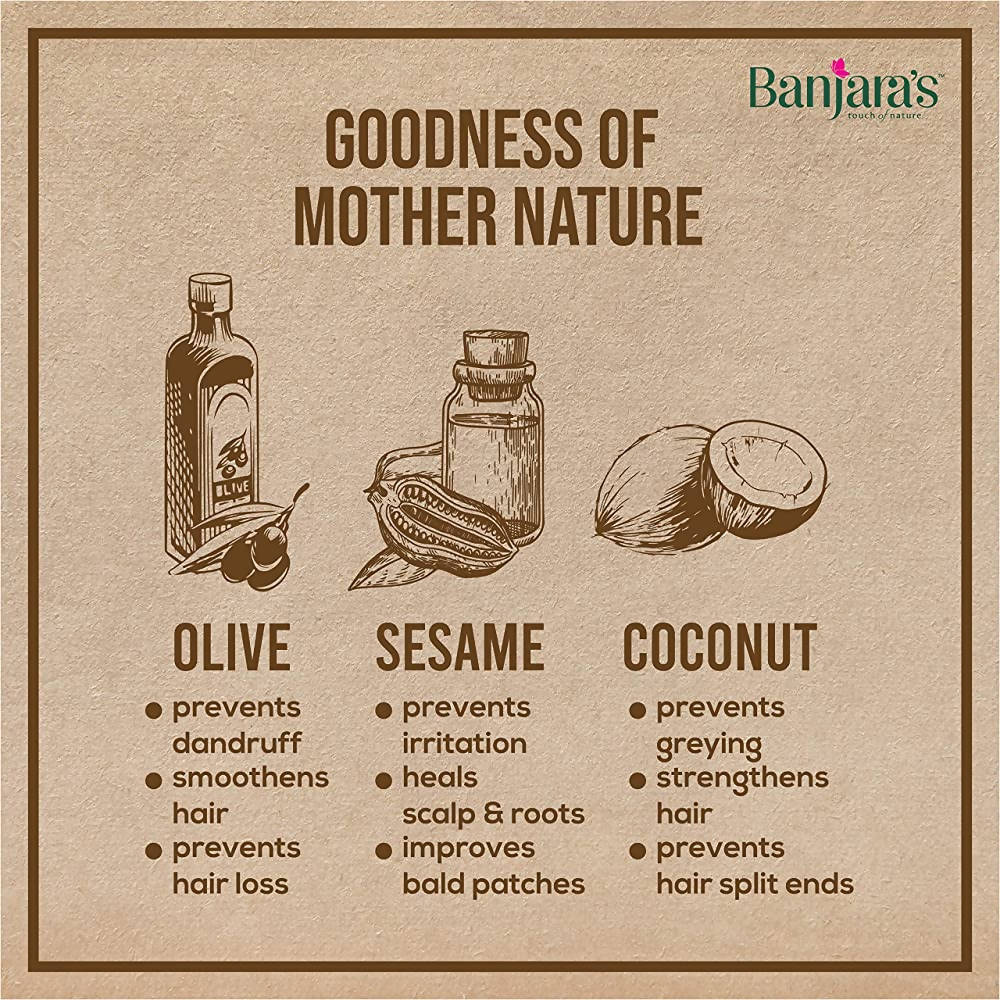 Banjara's Samvridhi Hair Oil | Grocsy