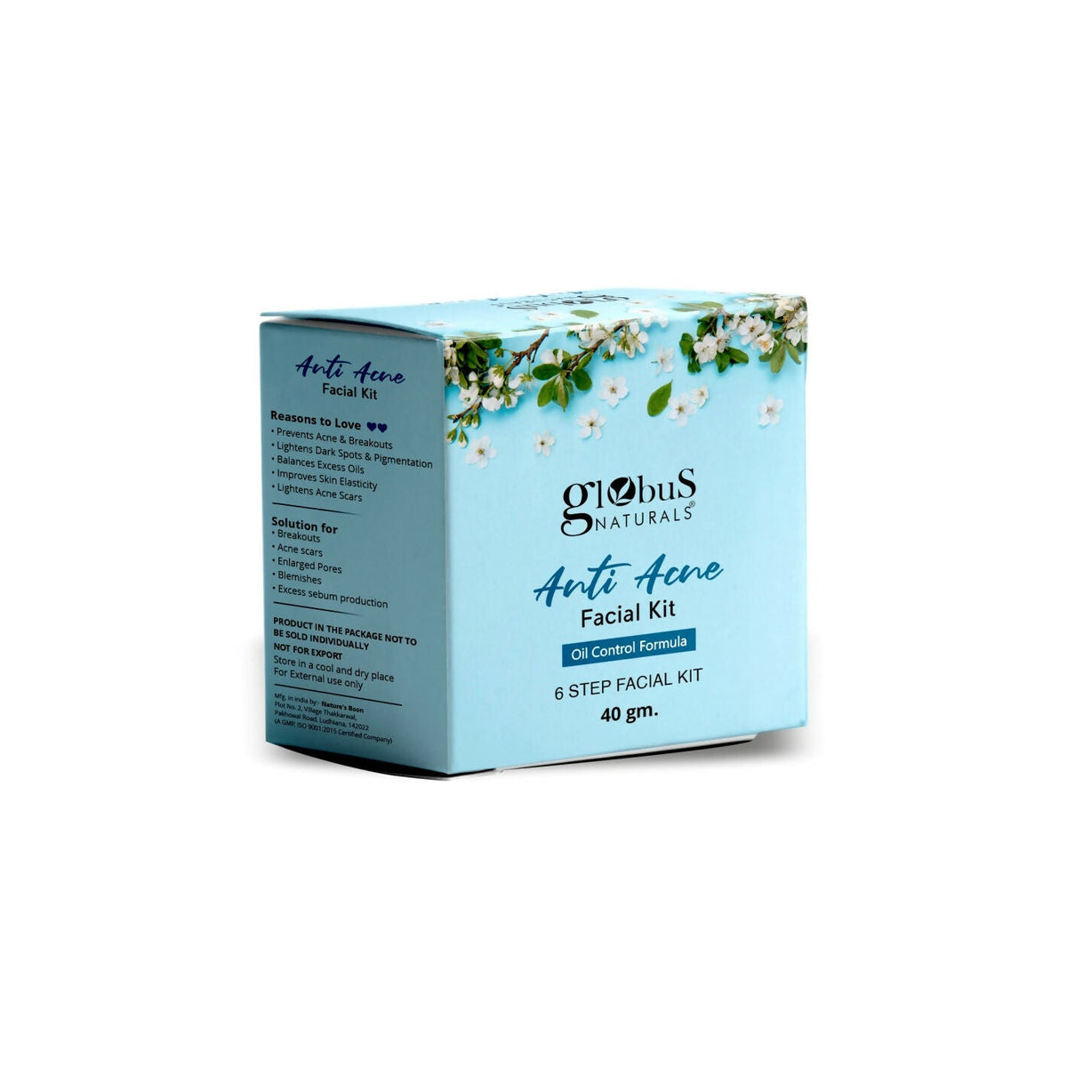 Globus Naturals Anti Acne 6 Step Facial Kit | Grocsy