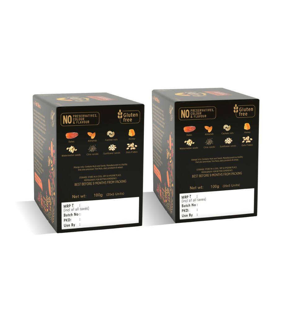 Eatopia Fruit Minis - Dates & Nuts Protein Mini Bar | Grocsy