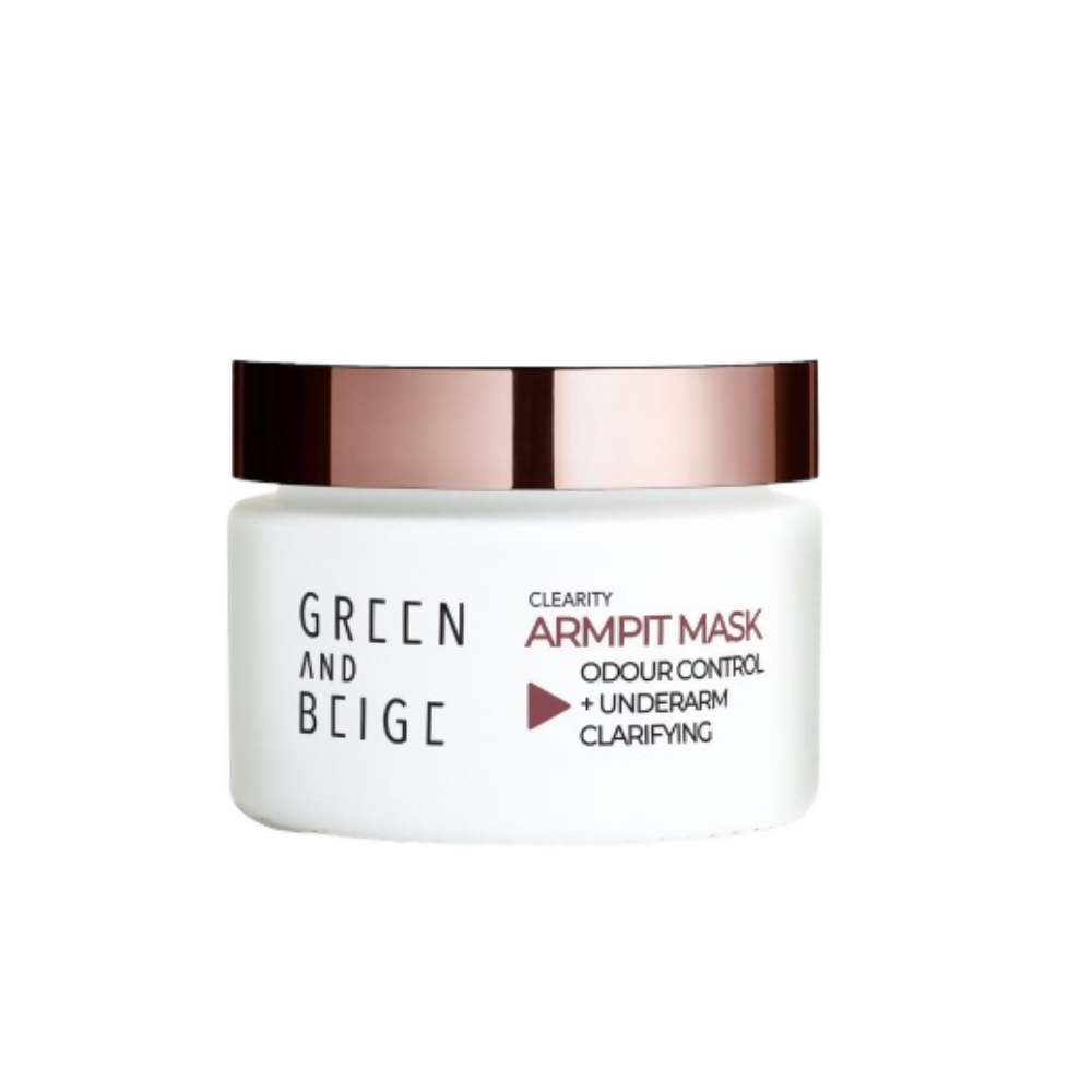 Green And Beige Clearity Armpit Mask Odour Control + Underarm Clarifying | Grocsy