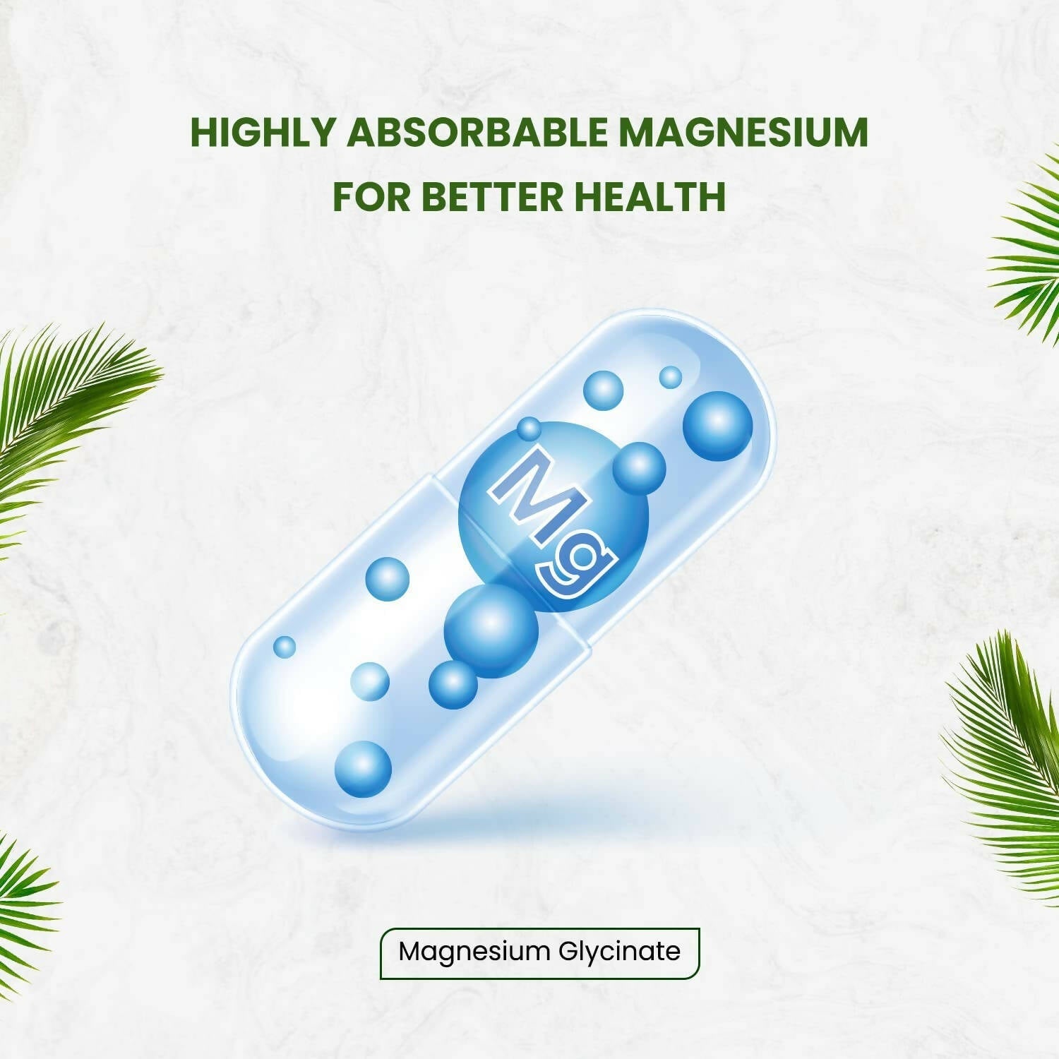 Himalayan Organics Highly Absorable Magnesium Glycinate Capsules | Grocsy