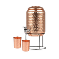 Not Available Copper Water Dispenser with 2 Glass and Stand | Grocsy