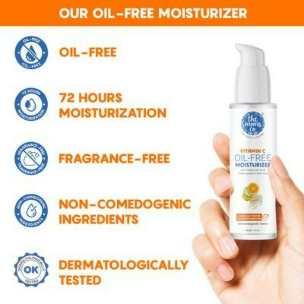 The Moms Co Natural Vitamin C Oil-Free Moisturizer | Grocsy