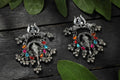 Mominos Fashion Johar Kamal Traditional Multi Kundan Ganesha Earrings