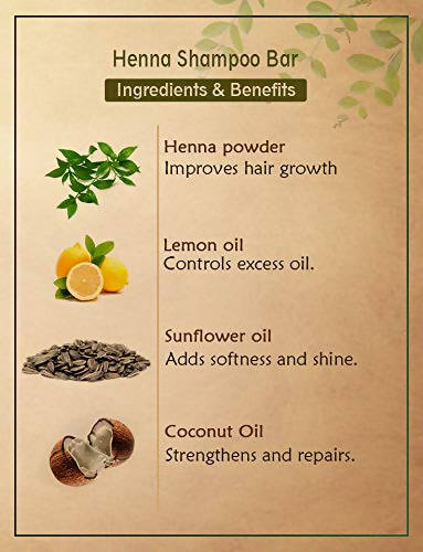 Ancient Living Henna Shampoo Bar | Grocsy
