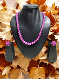 Inhanns Spectrum Everyday Pearl Sets - Single Strand - Mauve | Grocsy