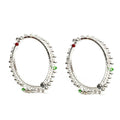 Mominos Fashion Kamal Johar Oxidised Silver Anklets With Muvvas | Grocsy