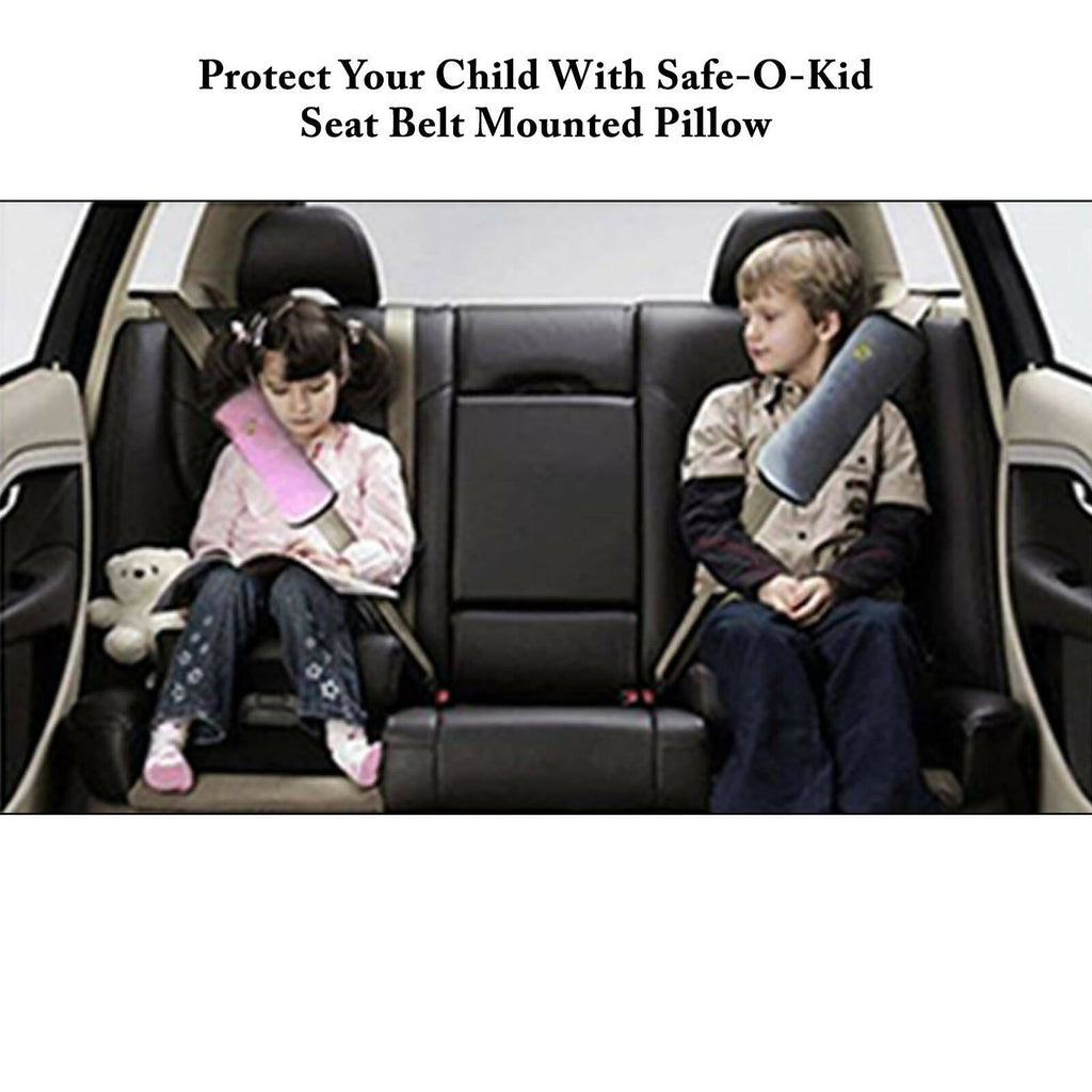 Safe-O-Kid Car Safety Cushioned seat Belt Strap for Toddlers | Grocsy