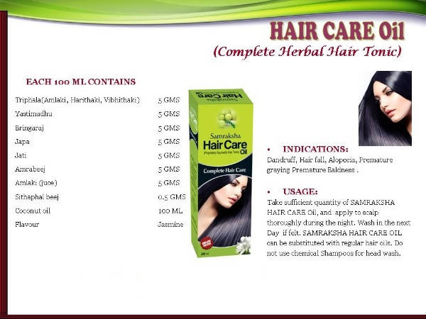 Samraksha Hair Care Oil | Grocsy