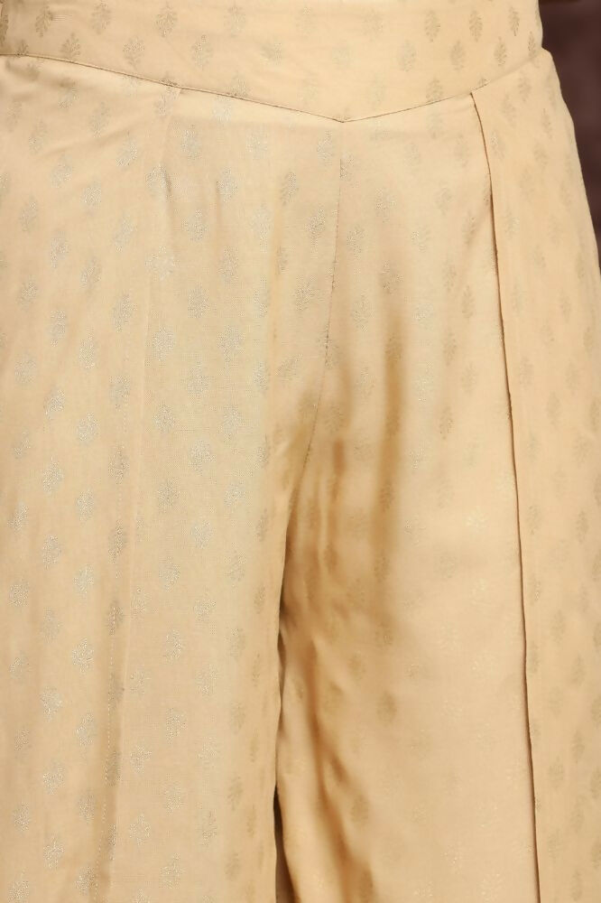 Juniper Gold Ethnic Motif Printed Rayon Tulip Pants | Grocsy