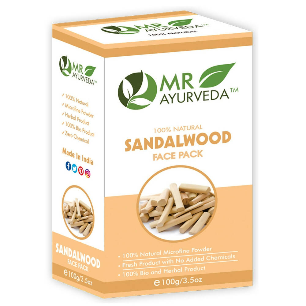 MR Ayurveda Sandalwood Face Pack Powder | Grocsy