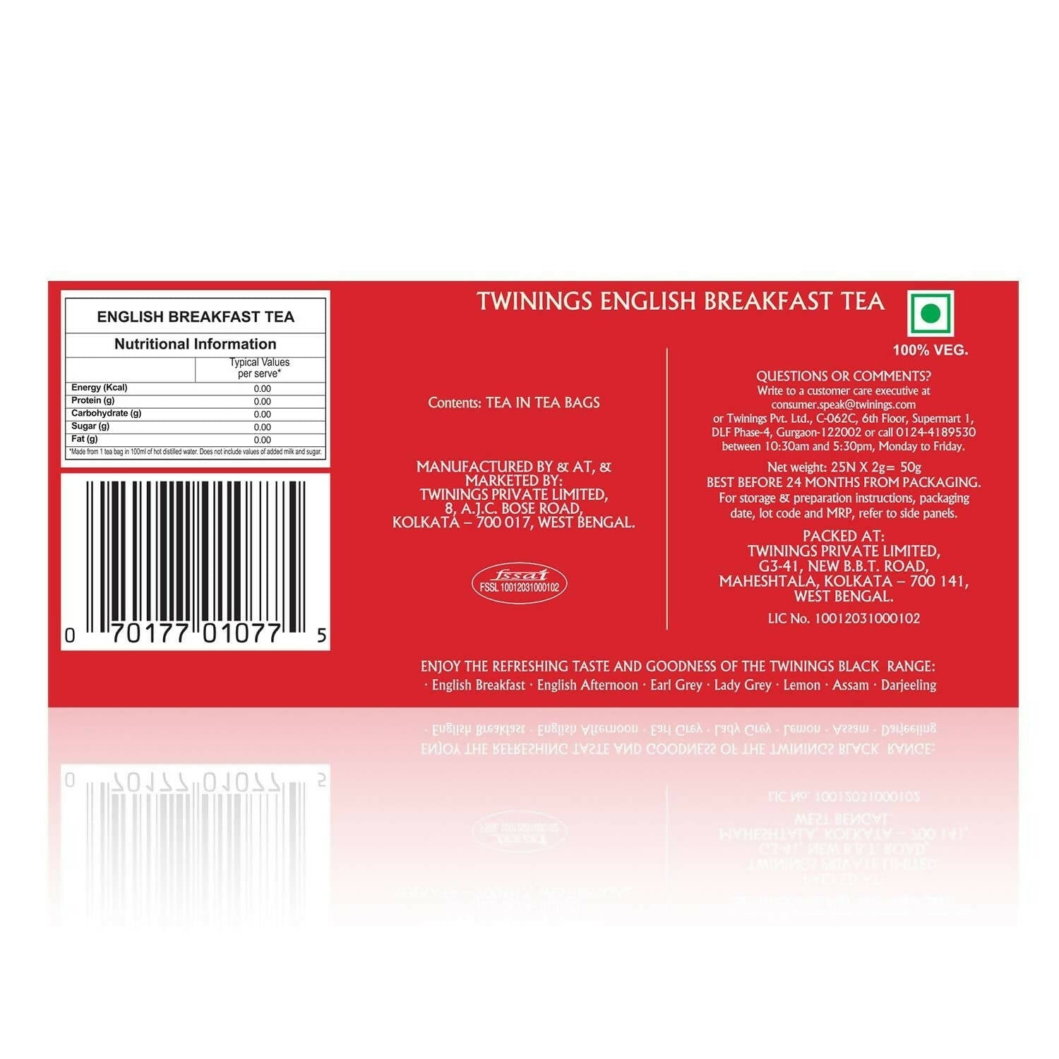 Twinings English Breakfast Tea Tea Bags | Grocsy