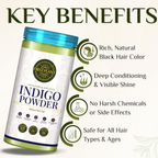 First Plant Organic Indigo Powder For Black Hair | Grocsy