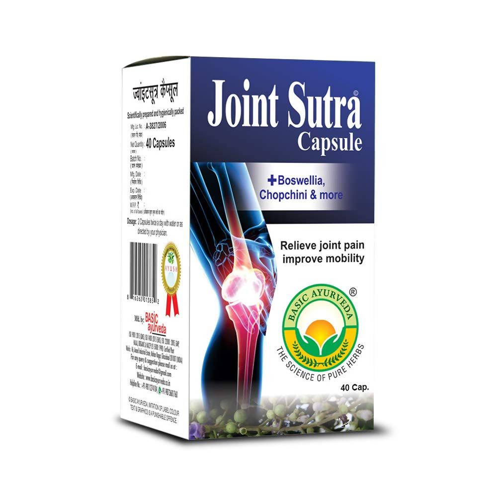 Basic Ayurveda Joint Sutra Capsules | Grocsy