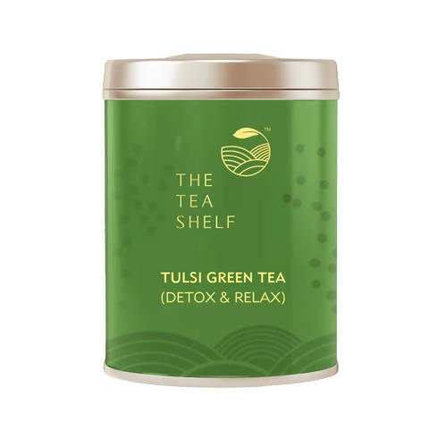 The Tea Shelf Tulsi Green Tea | Grocsy