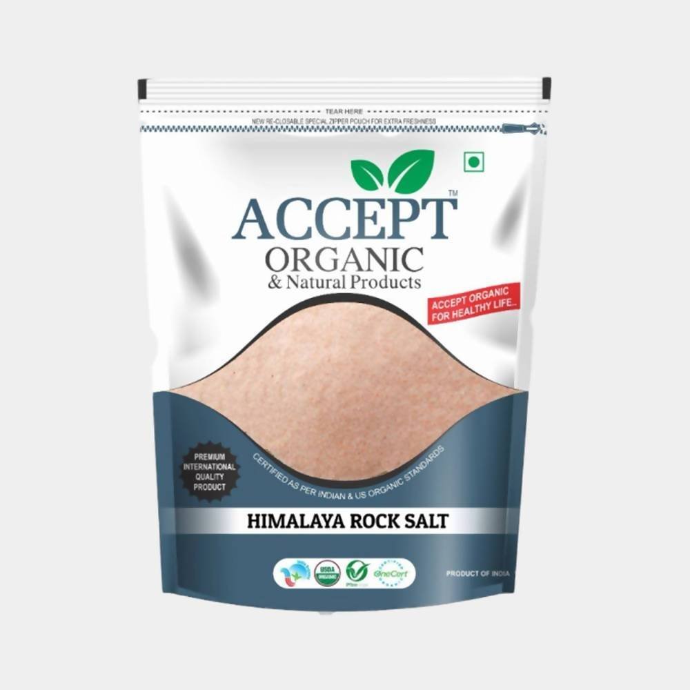 Accept Organic Himalaya Rock Salt Pink Powder | Grocsy