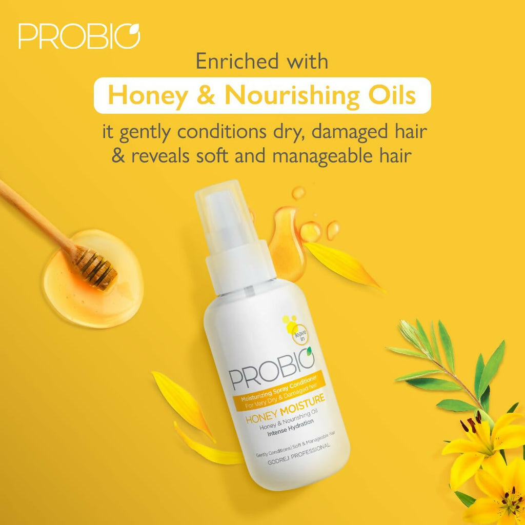 Godrej Professional Probio Honey Moisture Spray Conditioner | Grocsy